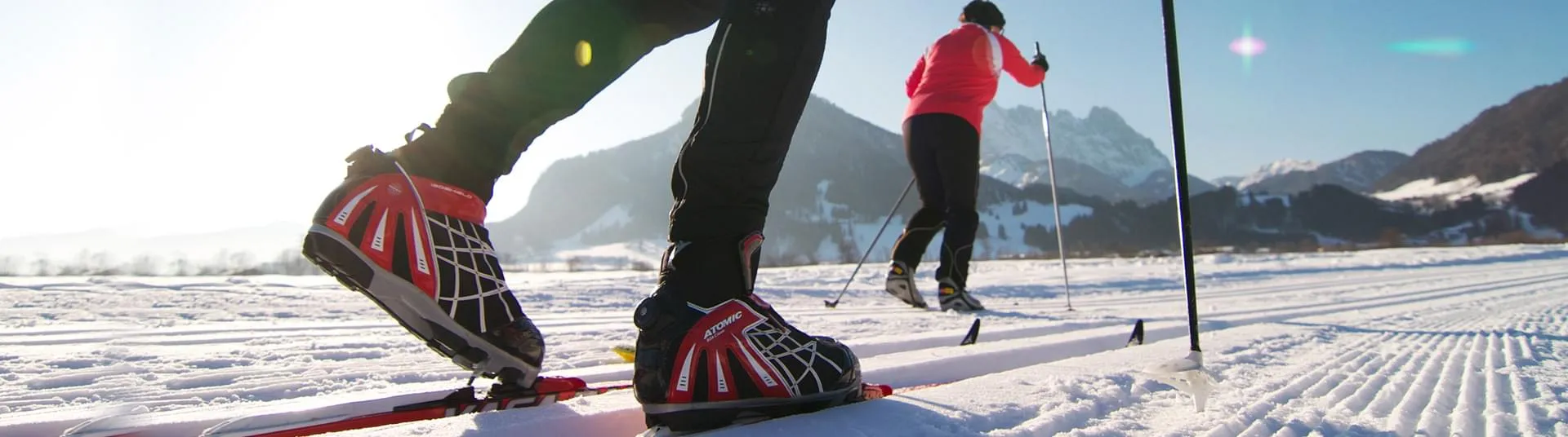 Perfekt gespurte Langlaufloipen in Tirol