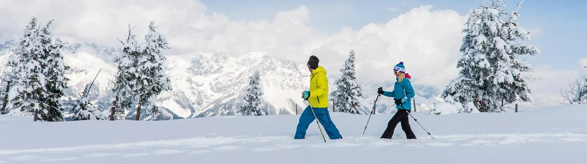 Naturgenuss beim Winterwandern in Österreich