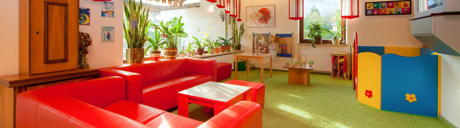 Der Kinderspielbereich vom Familienhotel Central