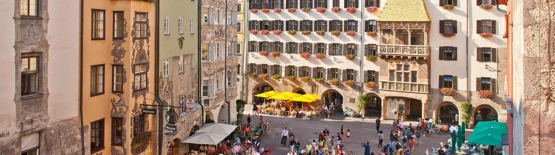 Das goldene Dachl in Innsbruck in Tirol