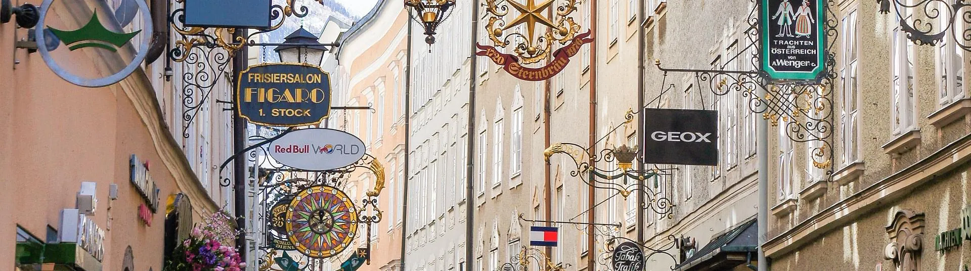 Die Getreidegasse in Salzburg