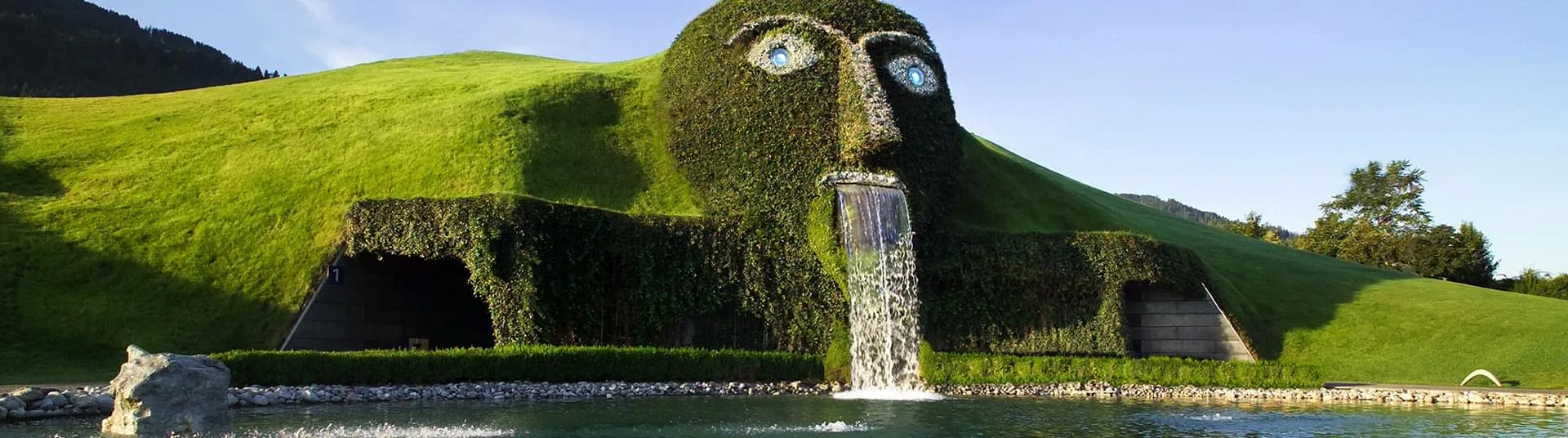 Der Kristallriese der Swarovski Kristallwelten in Wattens in Tirol