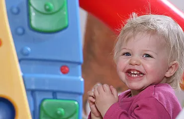 Wir freuen uns über lachende Kindergesichter