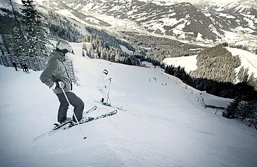 Skigebiet Kitzbühel Abfahrt