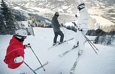 Skigebiet Kitzbühel Abfahrt
